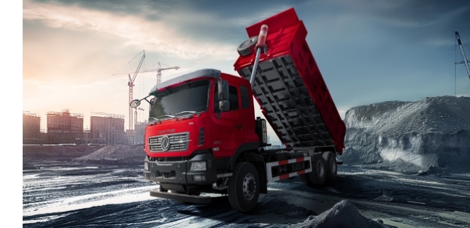 KC Benne Basculante 8X4 Rouge